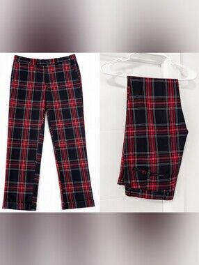 BARABAS Men's Plaid Dress Pants Preppy